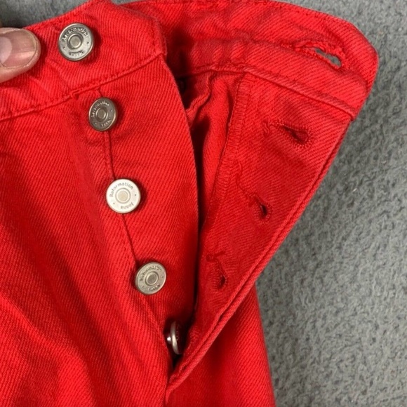 Reformation Cynthia Jeans Tomato 26 - Picture 4 of 10